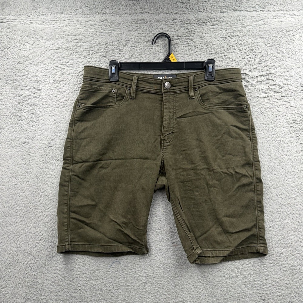 DU/ER N2X No Sweat Slim Fit Shorts Stretch Chino 32x9 Mens Green DUER